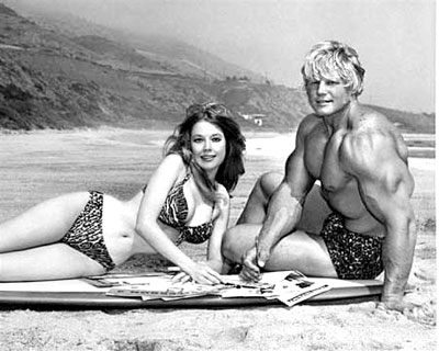 Betty Weider and Dave Draper in Santa Monica